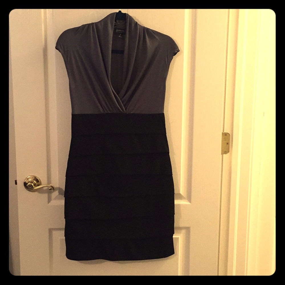 Green and black dress NWOT